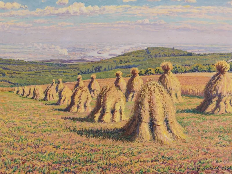 1872-Gustave Cariot - Covoni di fieno 1931